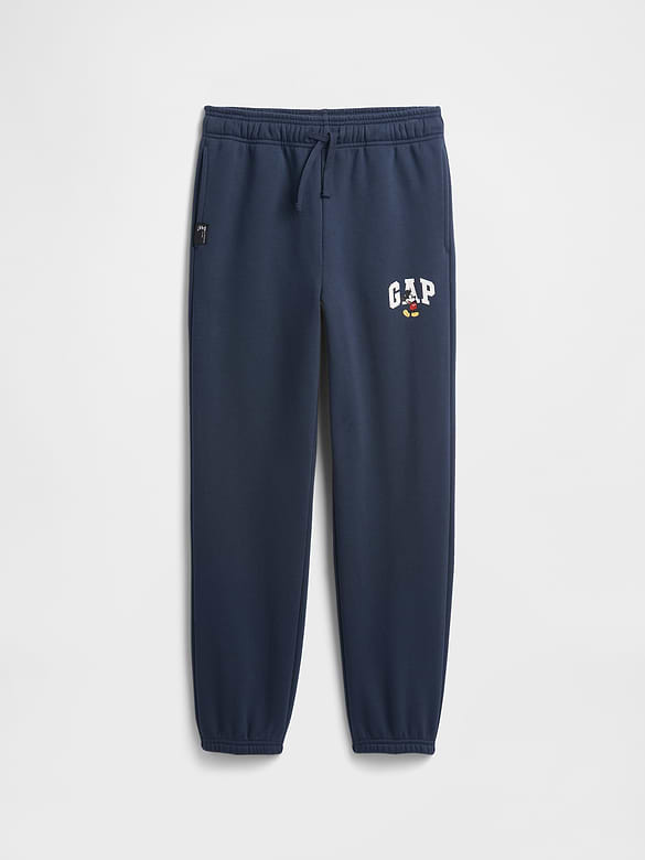GapKids × Disney Mickey Mouse Relaxed Logo Joggers