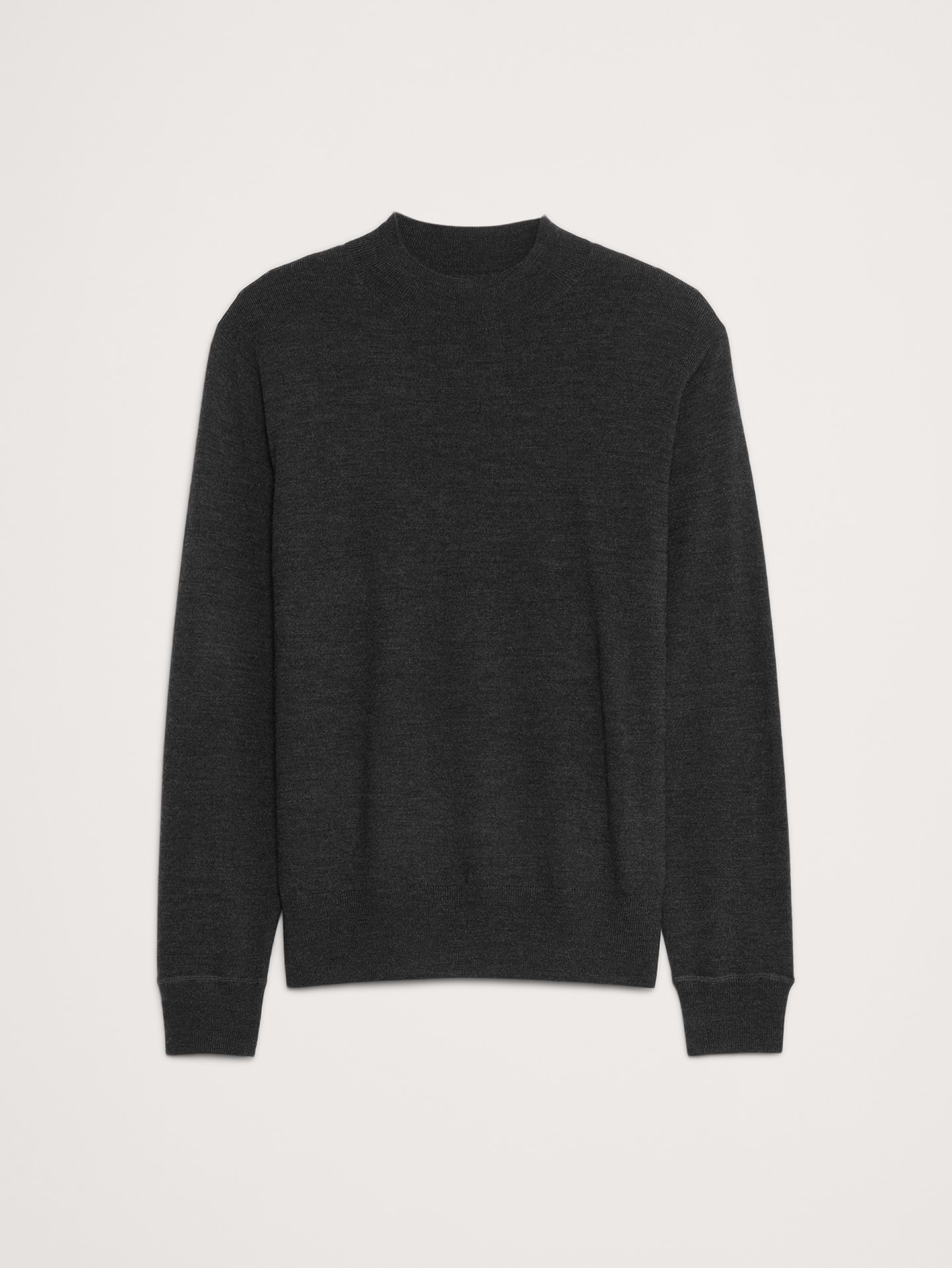 Image number 5 showing, Merino Mock-Neck Sweater