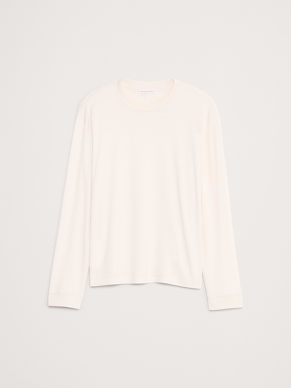 Silky-Cotton Crew-Neck T-Shirt