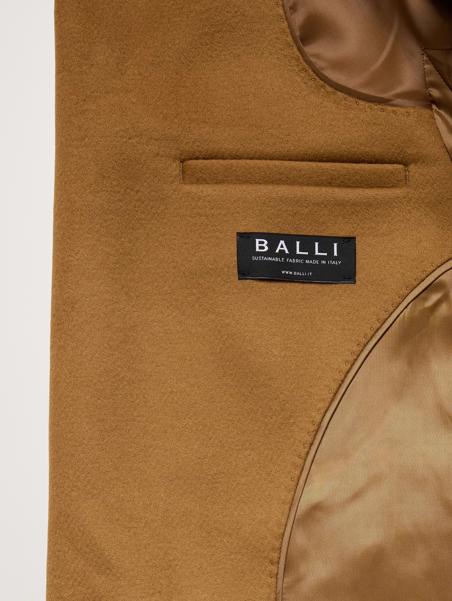 Image number 6 showing, Italian Wool-Cashmere Wrap Coat