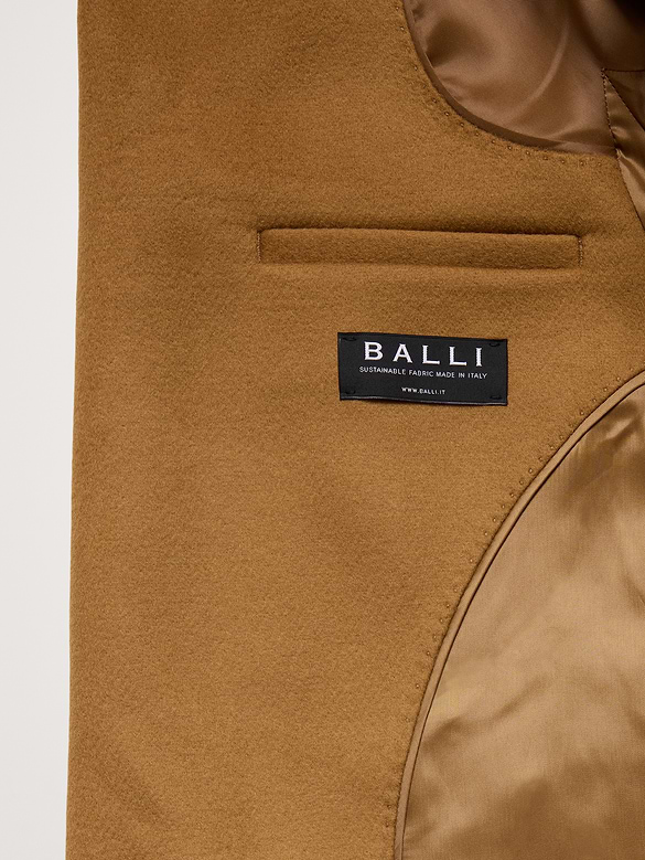 Italian Wool-Cashmere Wrap Coat