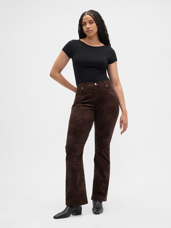 Mid Rise Universal Baby Boot Corduroy Pants