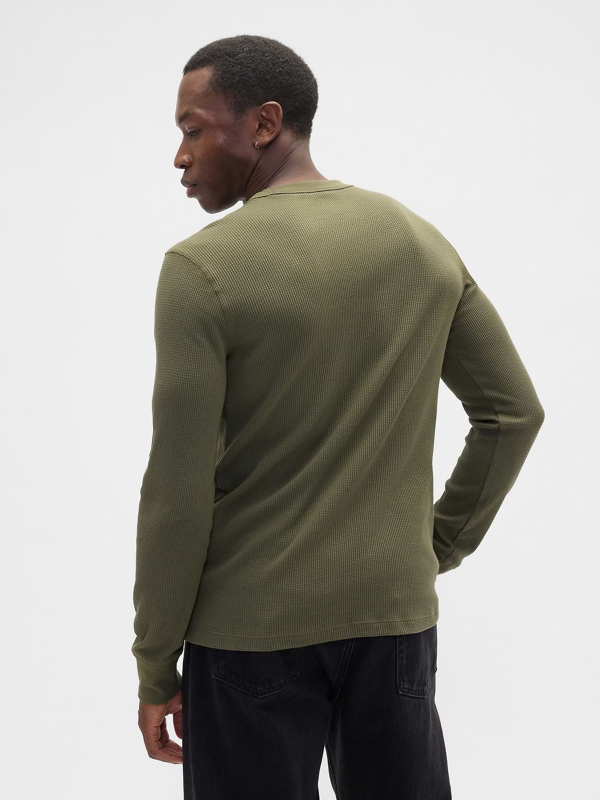 Waffle-Knit Crewneck T-Shirt | Gap Factory