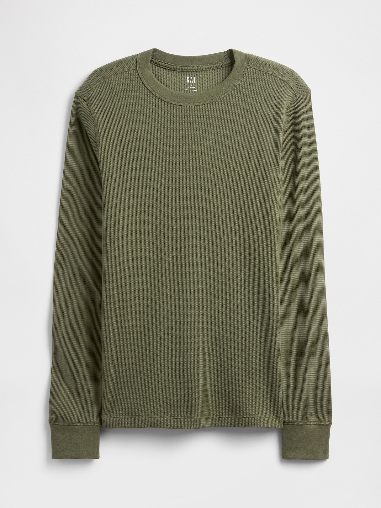 Waffle-Knit Crewneck T-Shirt | Gap Factory
