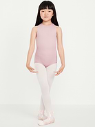 Image number 1 showing, Seamless Fitted Sleeveless Leotard for Girls
