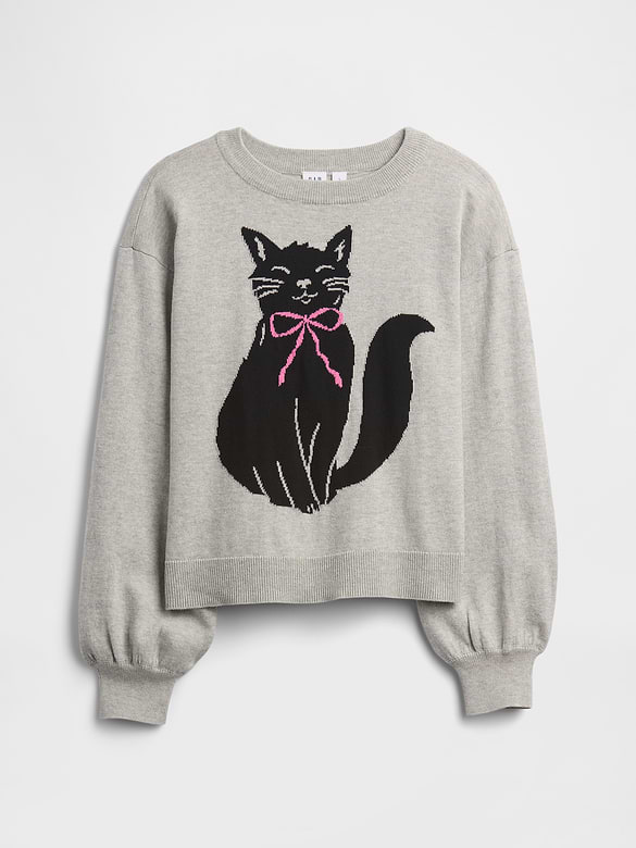 Kids Relaxed Intarsia Sweater