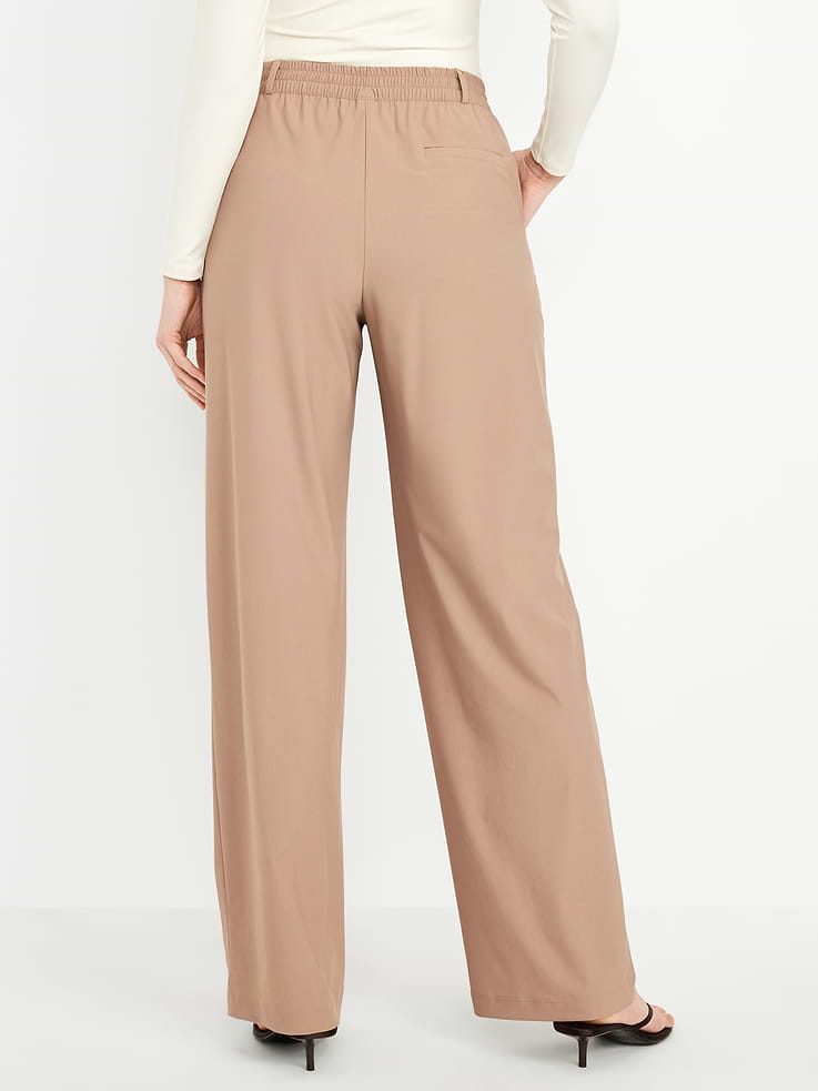 L'image numéro 2 présente Pantalon tailleur Tech Élégant à taille haute