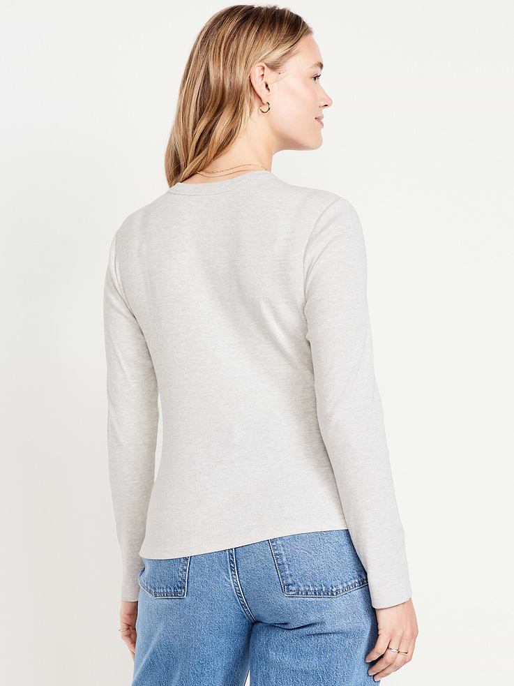 Image number 4 showing, Snug Crew-Neck Long-Sleeve T-Shirt