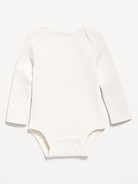 Image number 1 showing, Unisex Long-Sleeve Ribbed Bodysuit for Baby