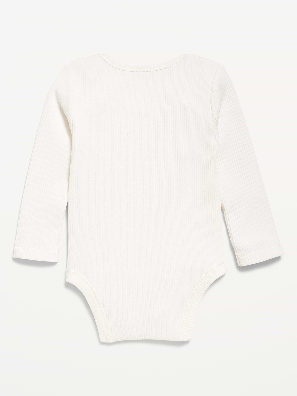 Image number 2 showing, Unisex Long-Sleeve Ribbed Bodysuit for Baby