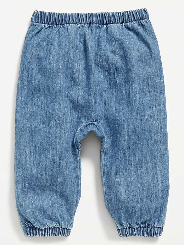 Pull-On Chambray Pants for Baby