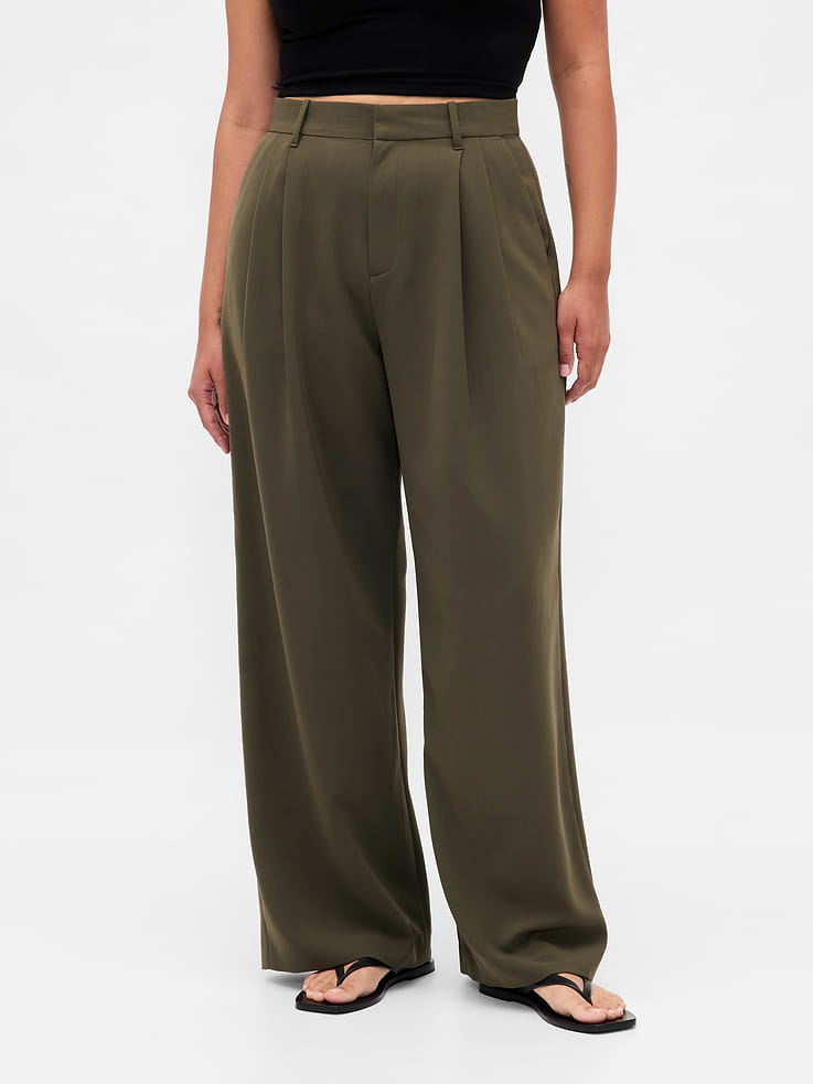 Image number 2 showing, Curvy 365 High Rise Pleated Trousers