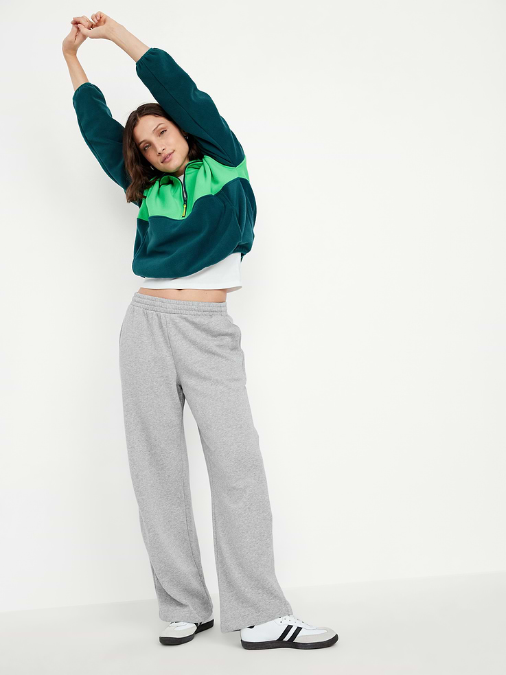 Image number 3 showing, High-Waisted SoComfy Wide-Leg Sweatpants