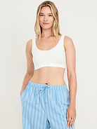Image number 4 showing, Ruched Cotton Bralette