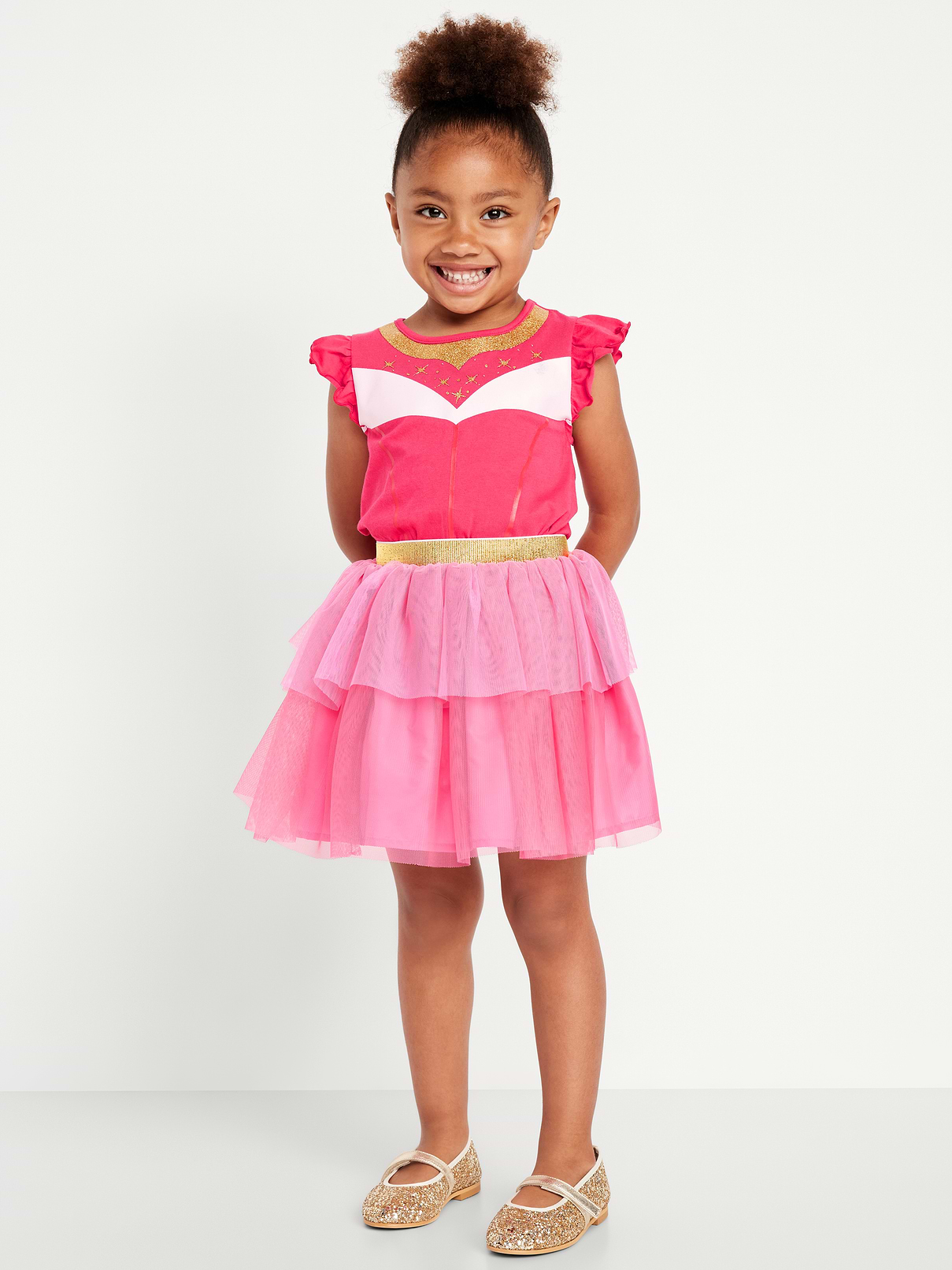 Image number 1 showing, Disney© Princess T-Shirt and Tutu Skirt Set for Toddler Girls