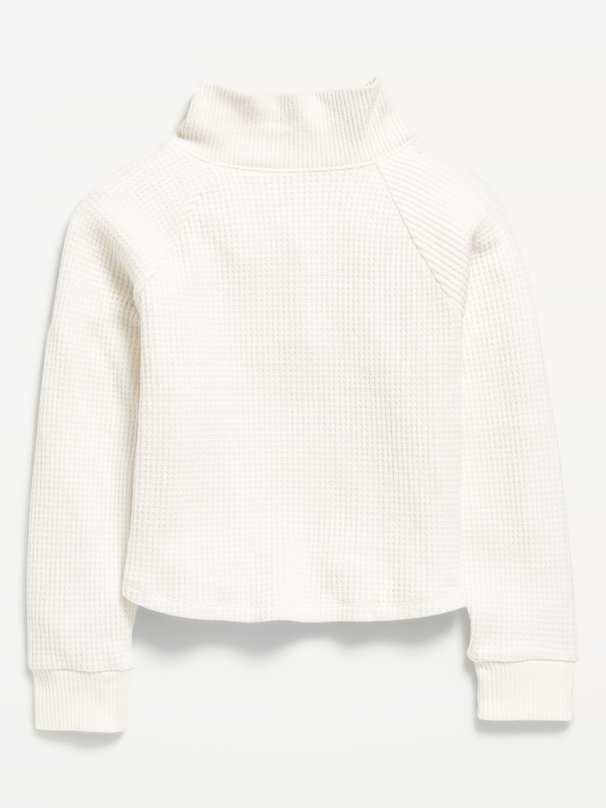 Image number 3 showing, CozePlush Waffle Knit Henley Top for Girls