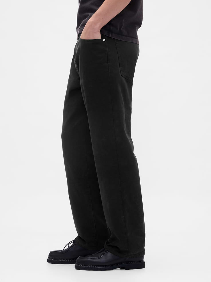 Image number 3 showing, Relaxed Straight Jeans