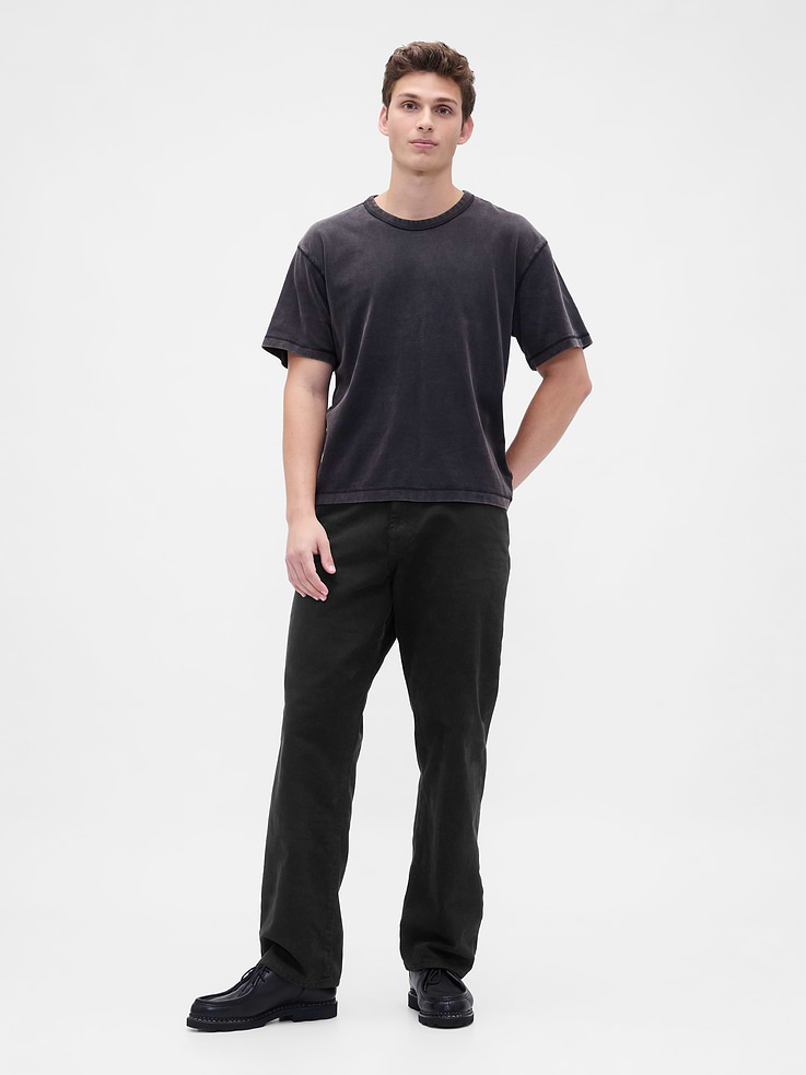 Image number 1 showing, Relaxed Straight Jeans