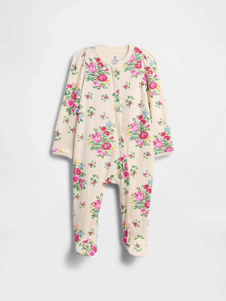 Image number 1 showing, Baby First Favorites JerseySoft Footed One-Piece