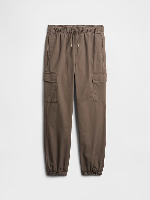 Kids Twill Cargo Joggers