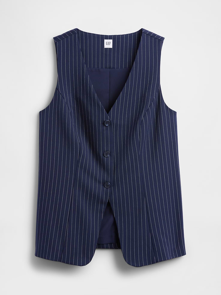 Image number 5 showing, Recycled Longline Vest