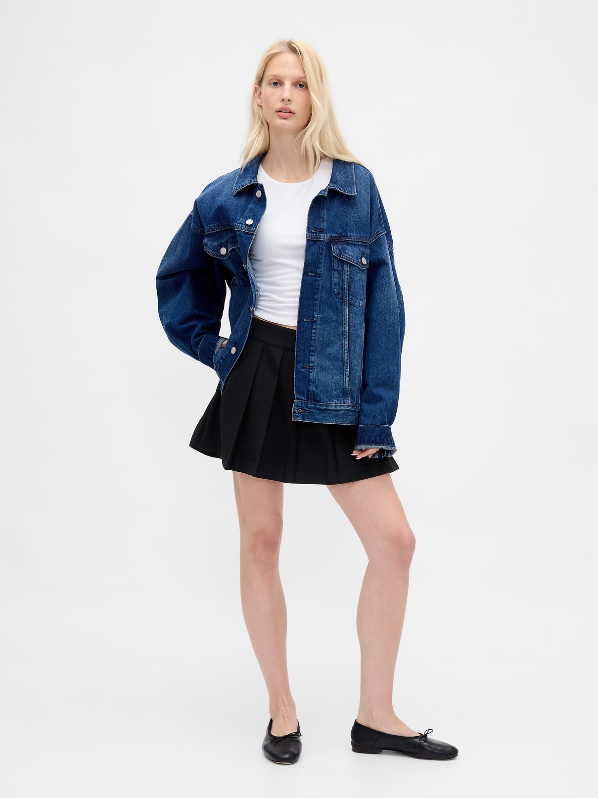 Pleated Mini Skort