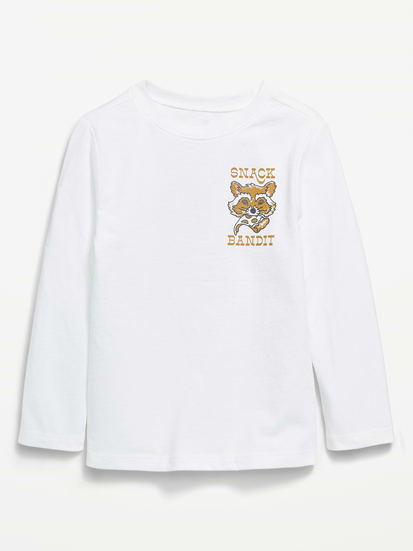 Long-Sleeve Unisex Graphic T-Shirt for Toddler