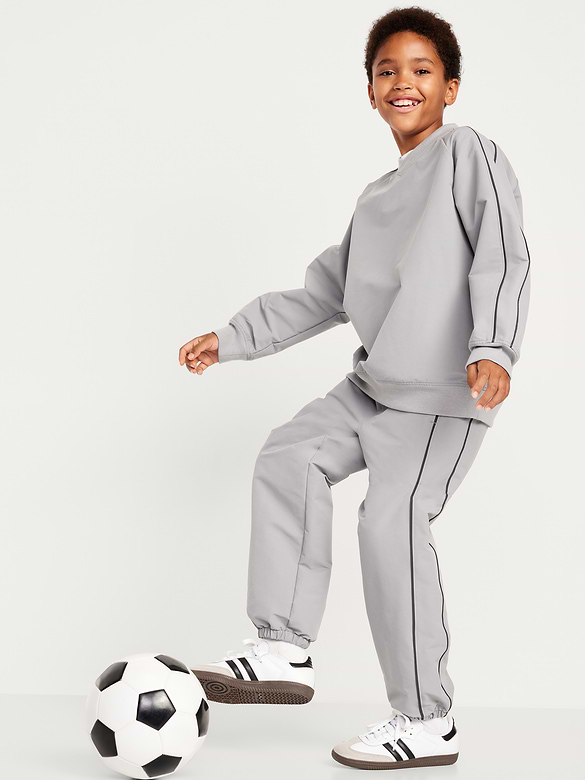Pantalon d’échauffement de soccer coupe généreuse pour garçon