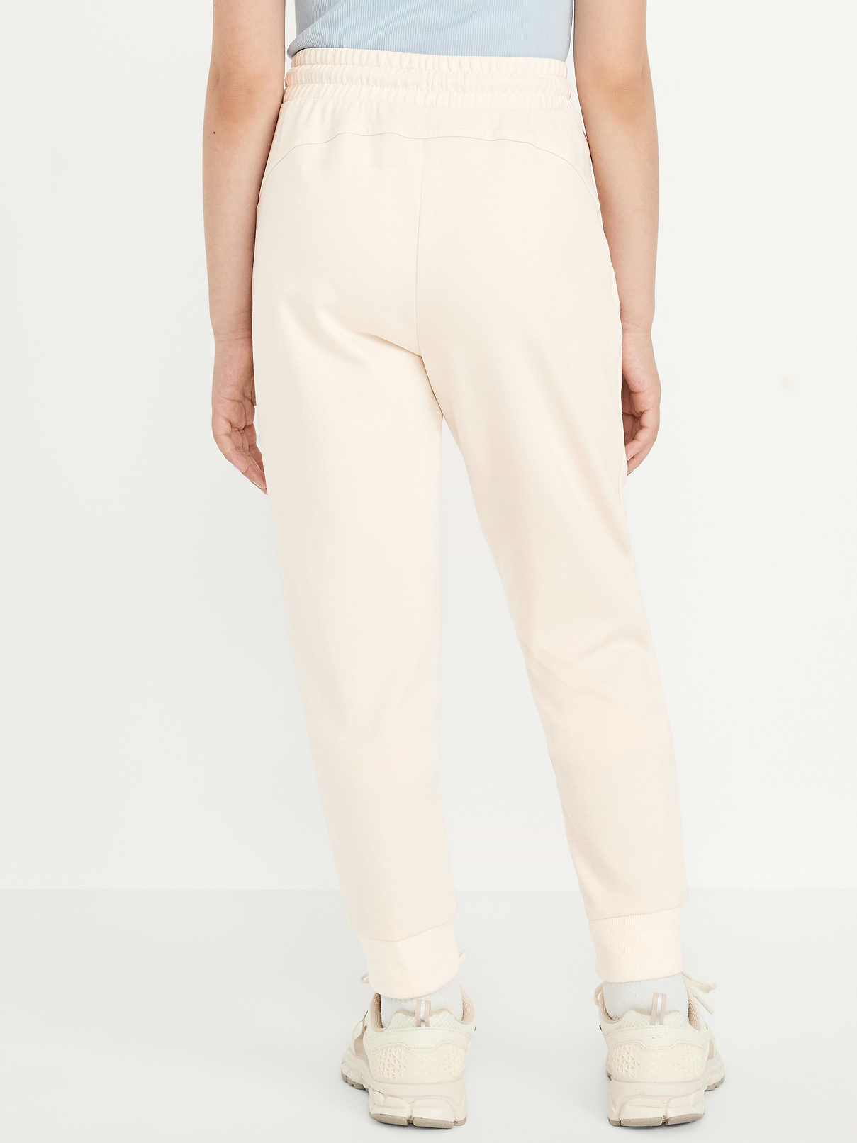 Image number 2 showing, Slim High-Waisted Dynamic Fleece Joggers for Girls