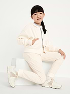 Image number 3 showing, Slim High-Waisted Dynamic Fleece Joggers for Girls