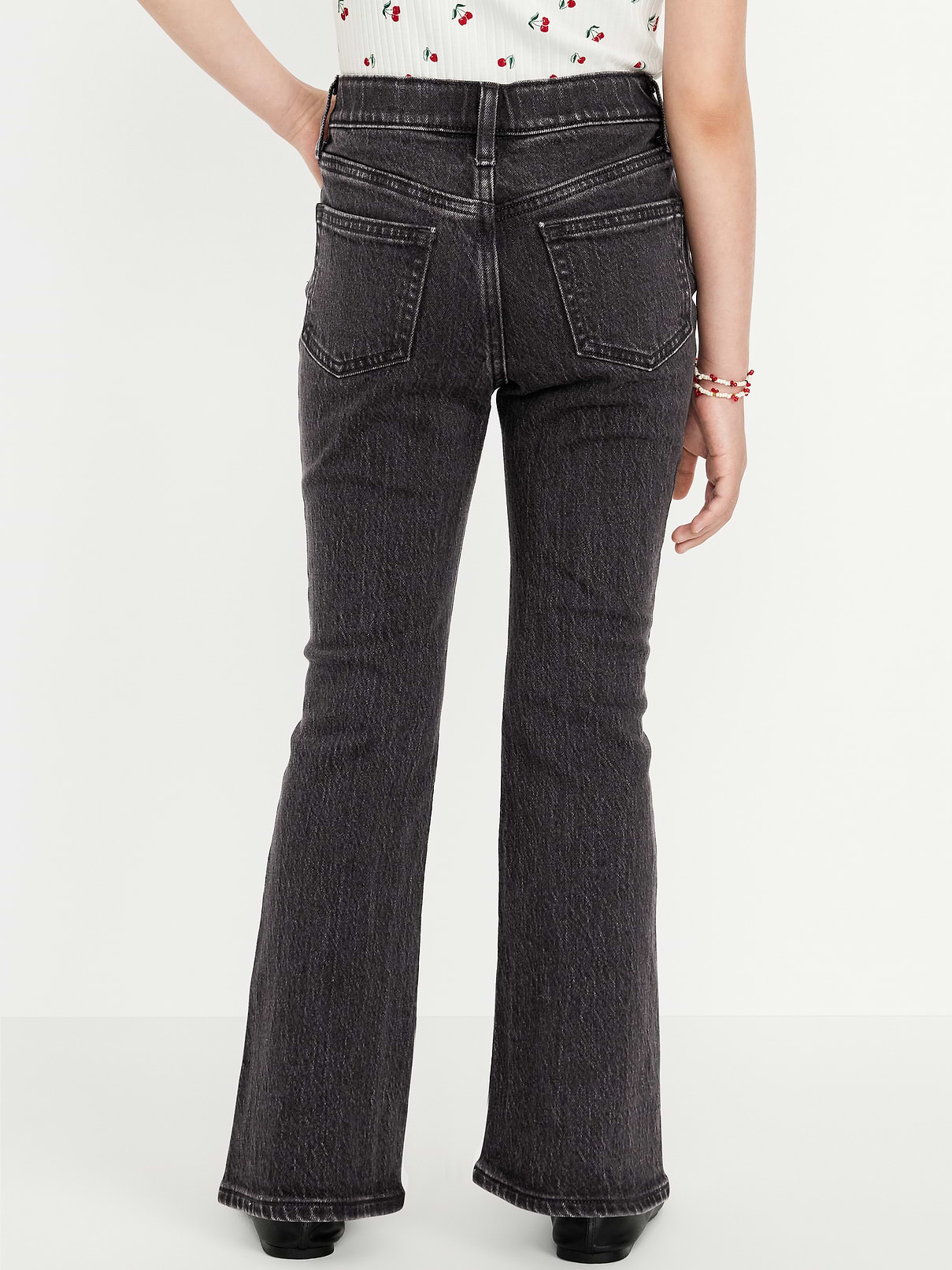Image number 2 showing, Wow High-Waisted Flare Jeans for Girls