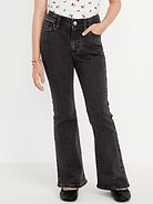 Image number 1 showing, Wow High-Waisted Flare Jeans for Girls