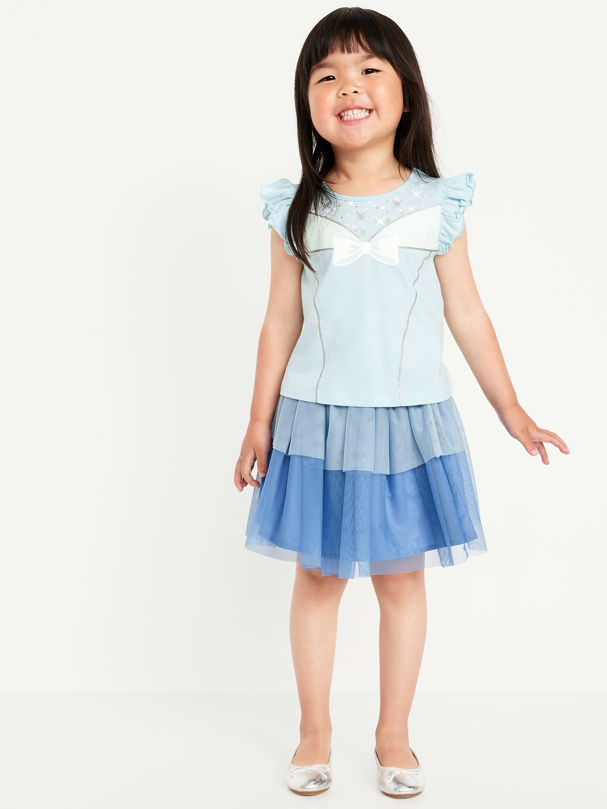 Image number 1 showing, Disney© Princess T-Shirt and Tutu Skirt Set for Toddler Girls