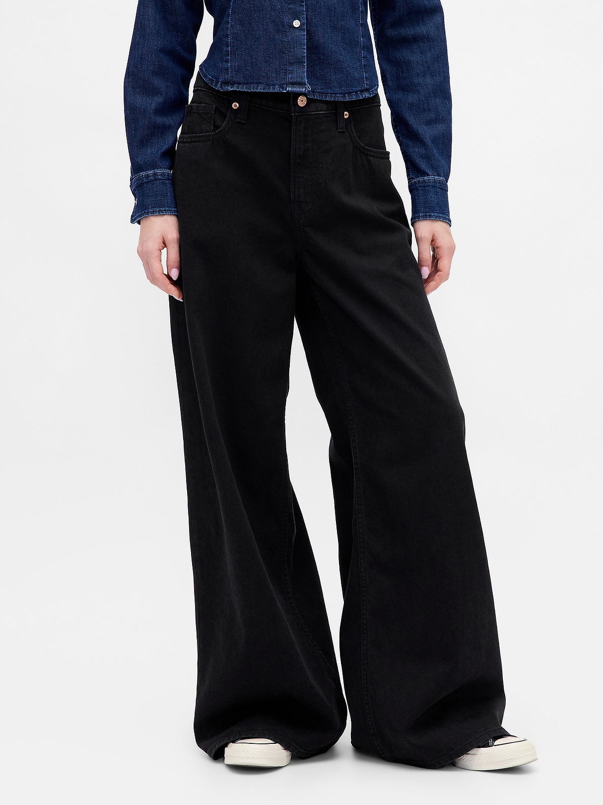 Low Slung UltraSoft Extra Baggy Jeans | Gap