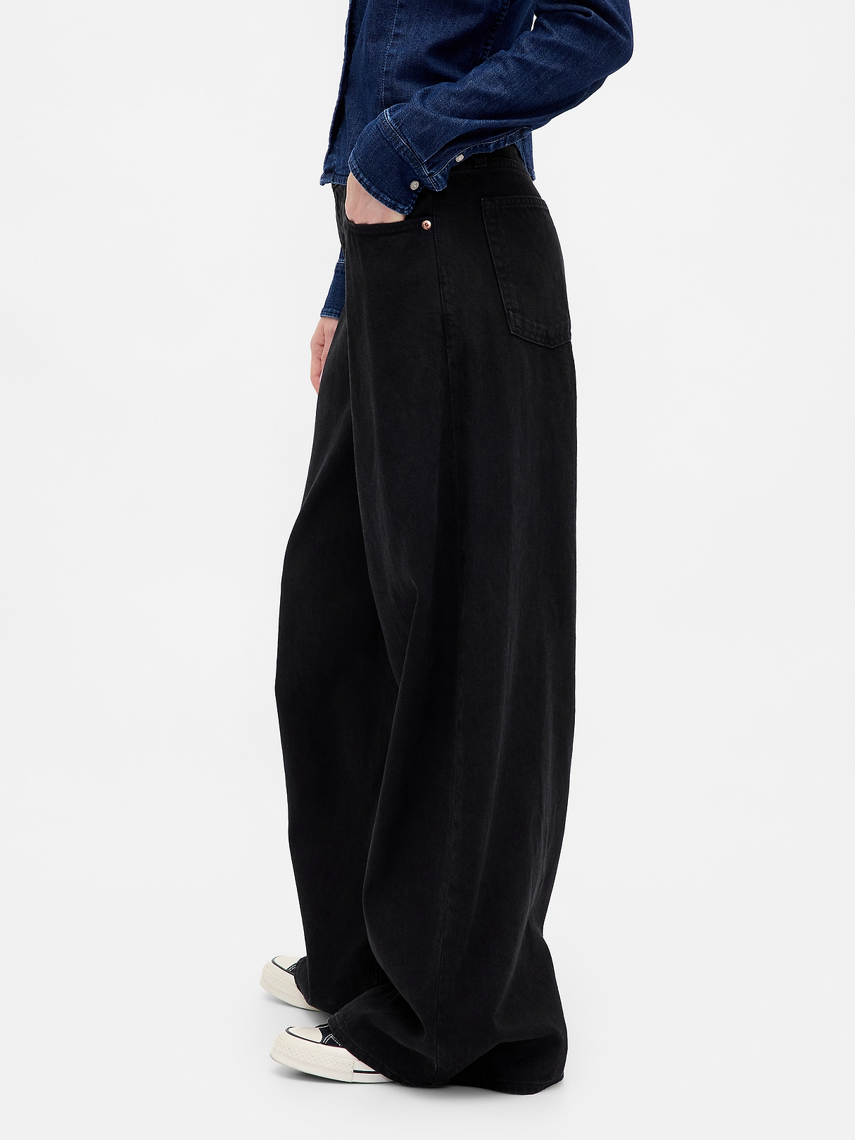 Low Slung UltraSoft Extra Baggy Jeans | Gap