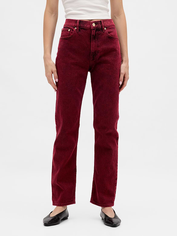 High Rise '90s Slim Straight Jeans