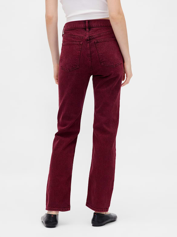 High Rise '90s Slim Straight Jeans