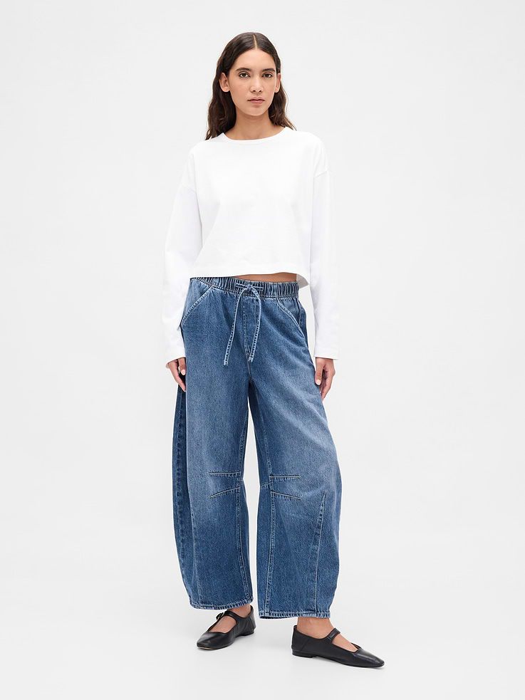 Image number 1 showing, Mid Rise UltraSoft Easy Horseshoe Jeans