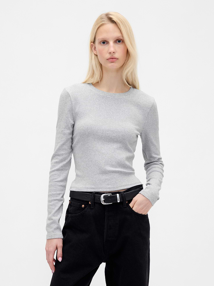 Image number 1 showing, Modern Crop T-Shirt