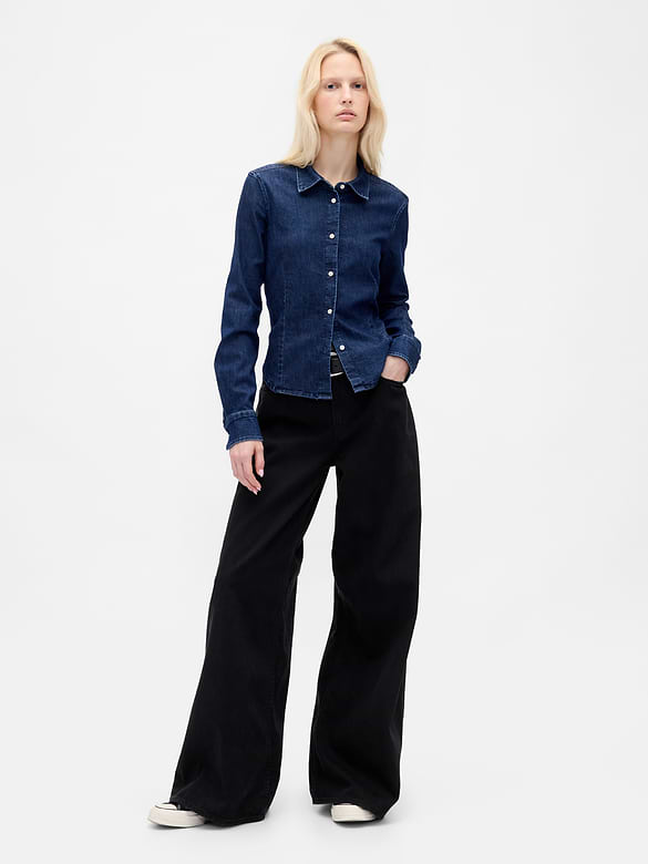 Low Slung UltraSoft Extra Baggy Jeans