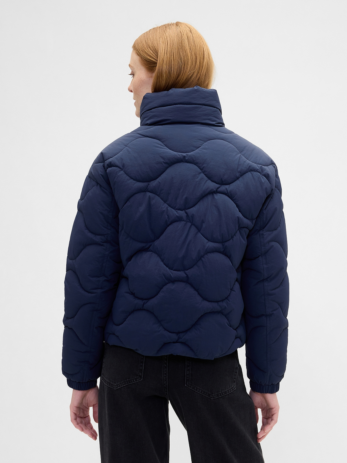 Relaxed Quilted Nylon Jacket | Gap Factory