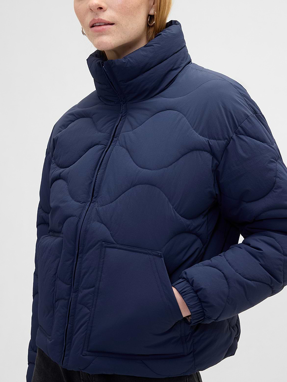 Relaxed Quilted Nylon Jacket