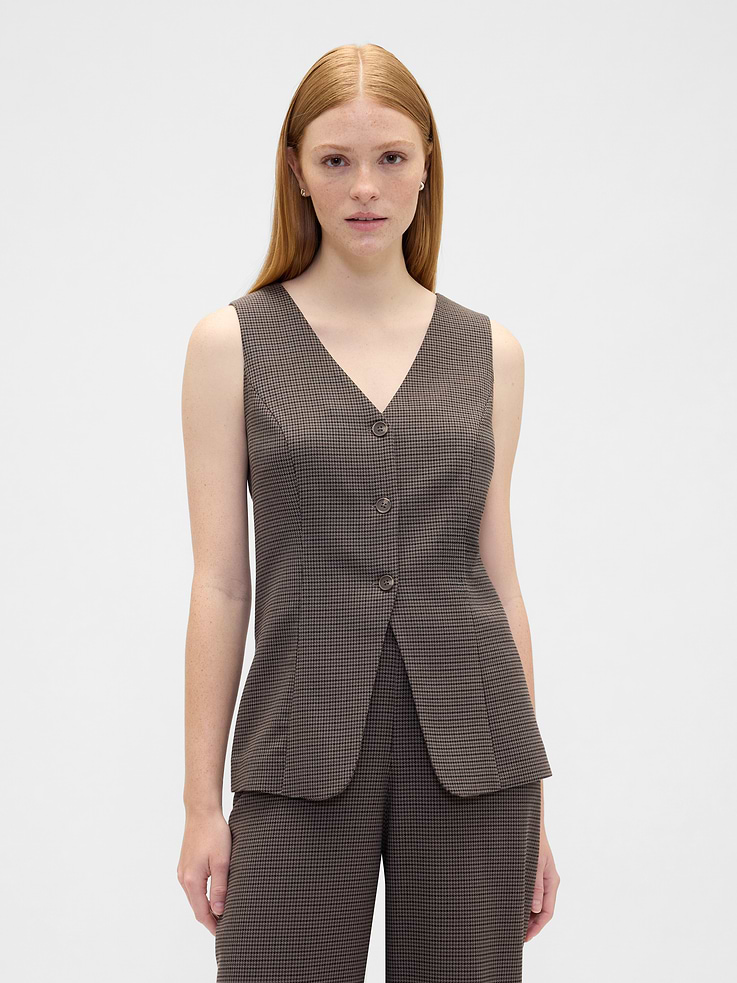 Image number 1 showing, Recycled Longline Vest