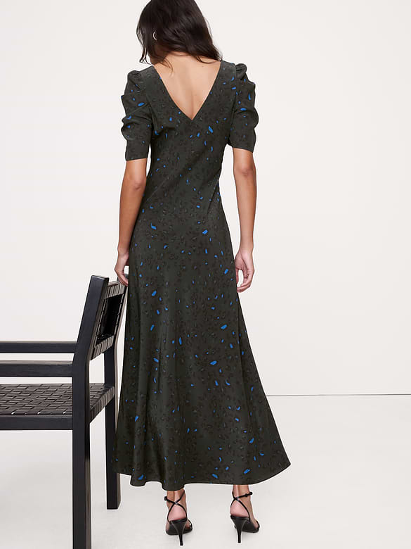 Matte Silk Maxi Dress