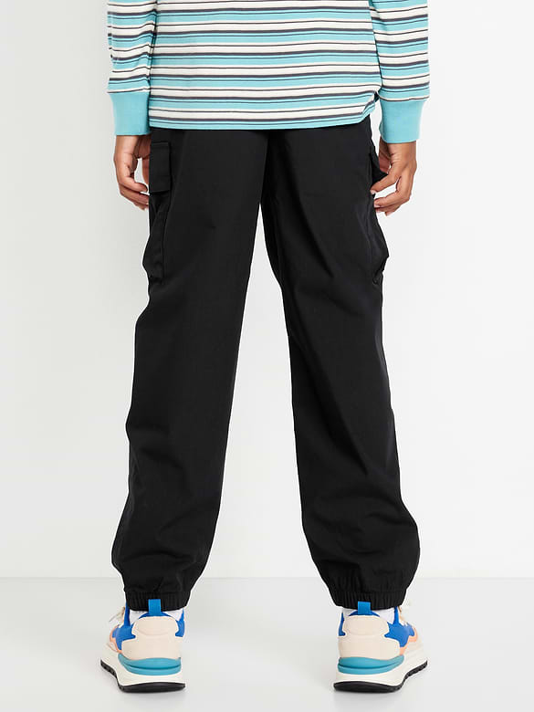 Pantalon cargo coupe généreuse en popeline pour garçon