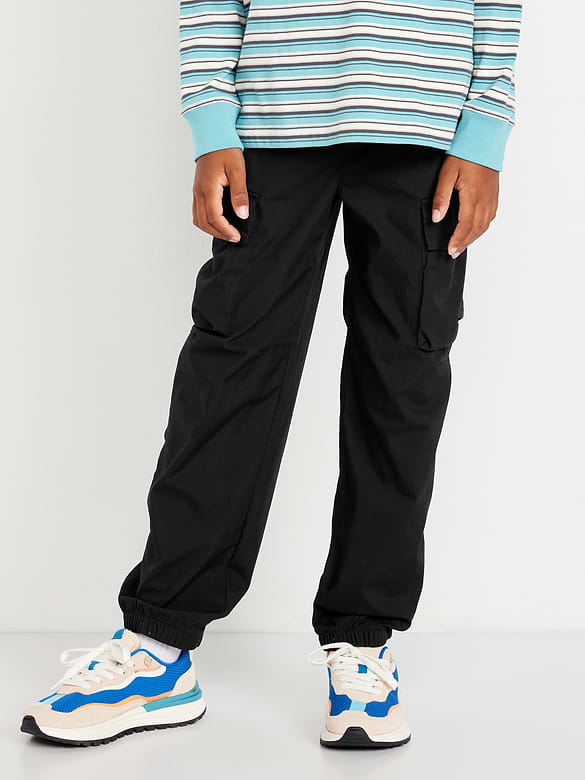 Pantalon cargo coupe généreuse en popeline pour garçon