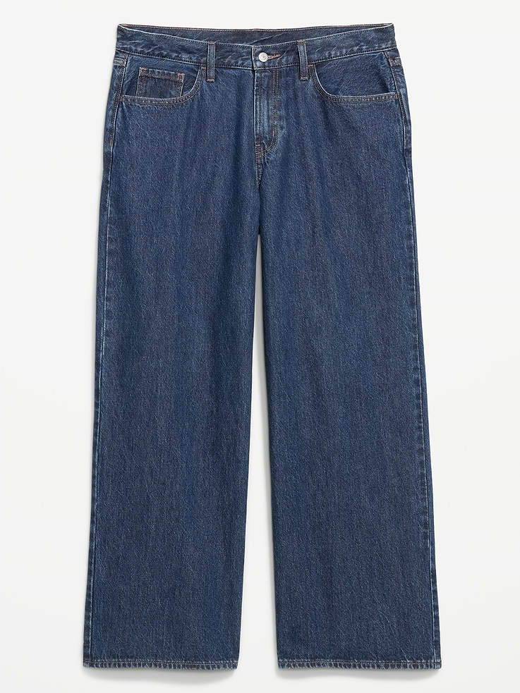 Image number 8 showing, Mid-Rise Wow Baggy Wide-Leg Jeans
