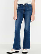 Image number 1 showing, Wow High-Waisted Flare-Leg Jeans for Girls
