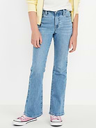 Image number 1 showing, Wow High-Waisted Flare Jeans for Girls