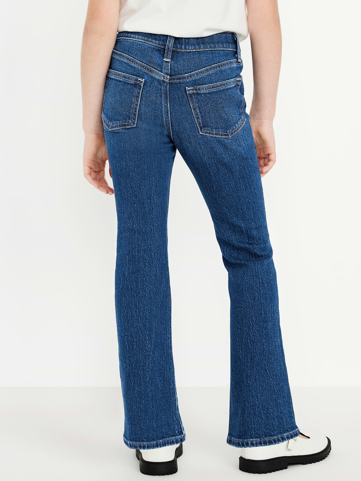 Image number 2 showing, Wow High-Waisted Flare-Leg Jeans for Girls